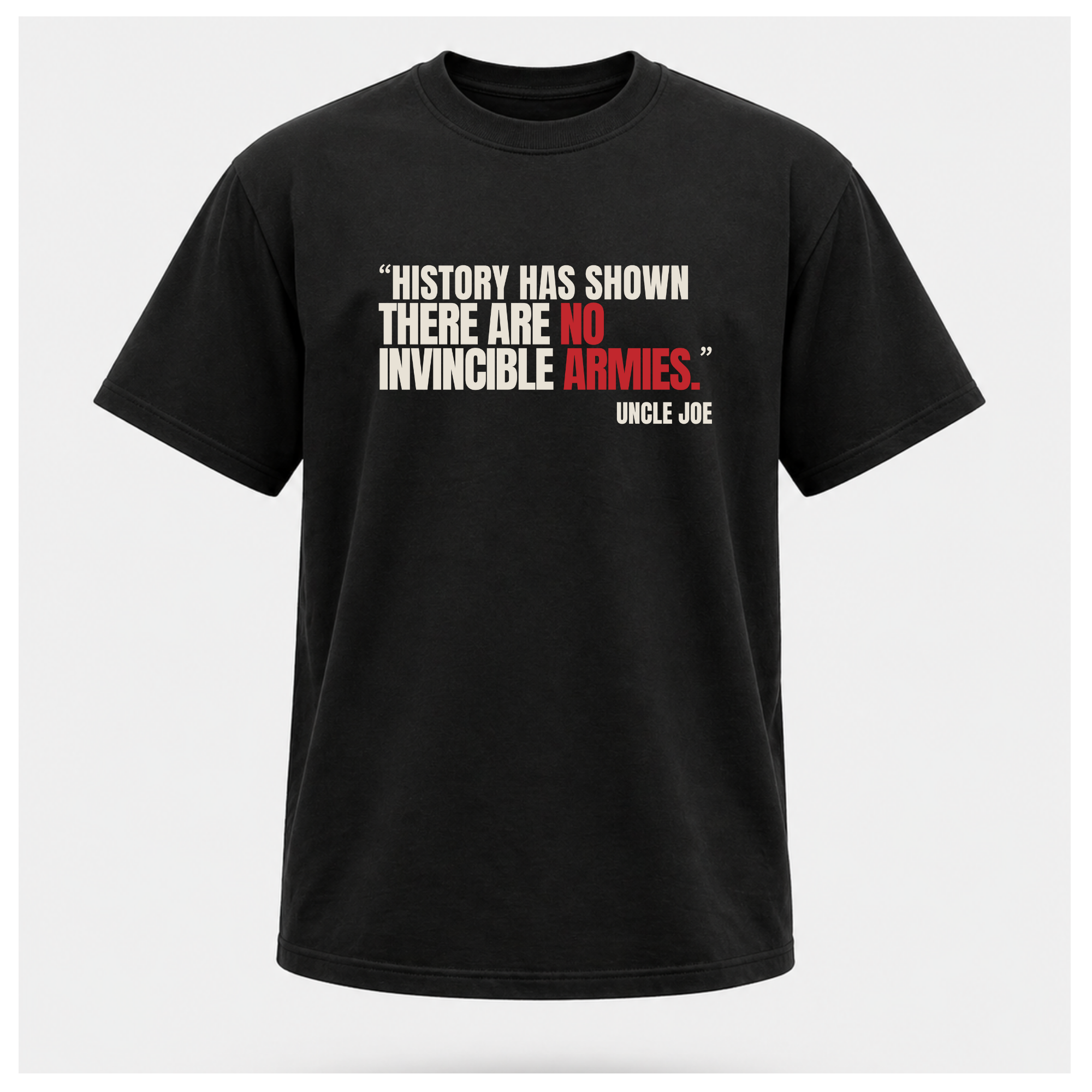 "Words Without Deeds Are Not Important" Che Gievara Quote Tee