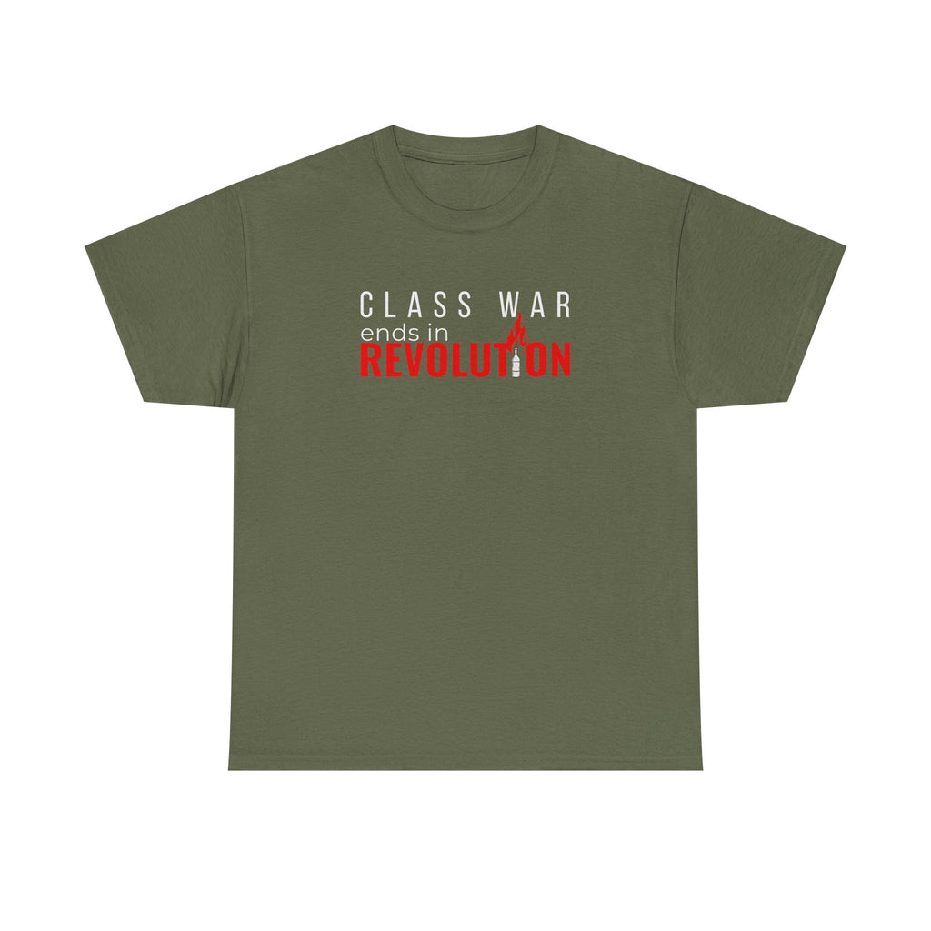 Class War Ends In Revolution Tee — Protest & Peace