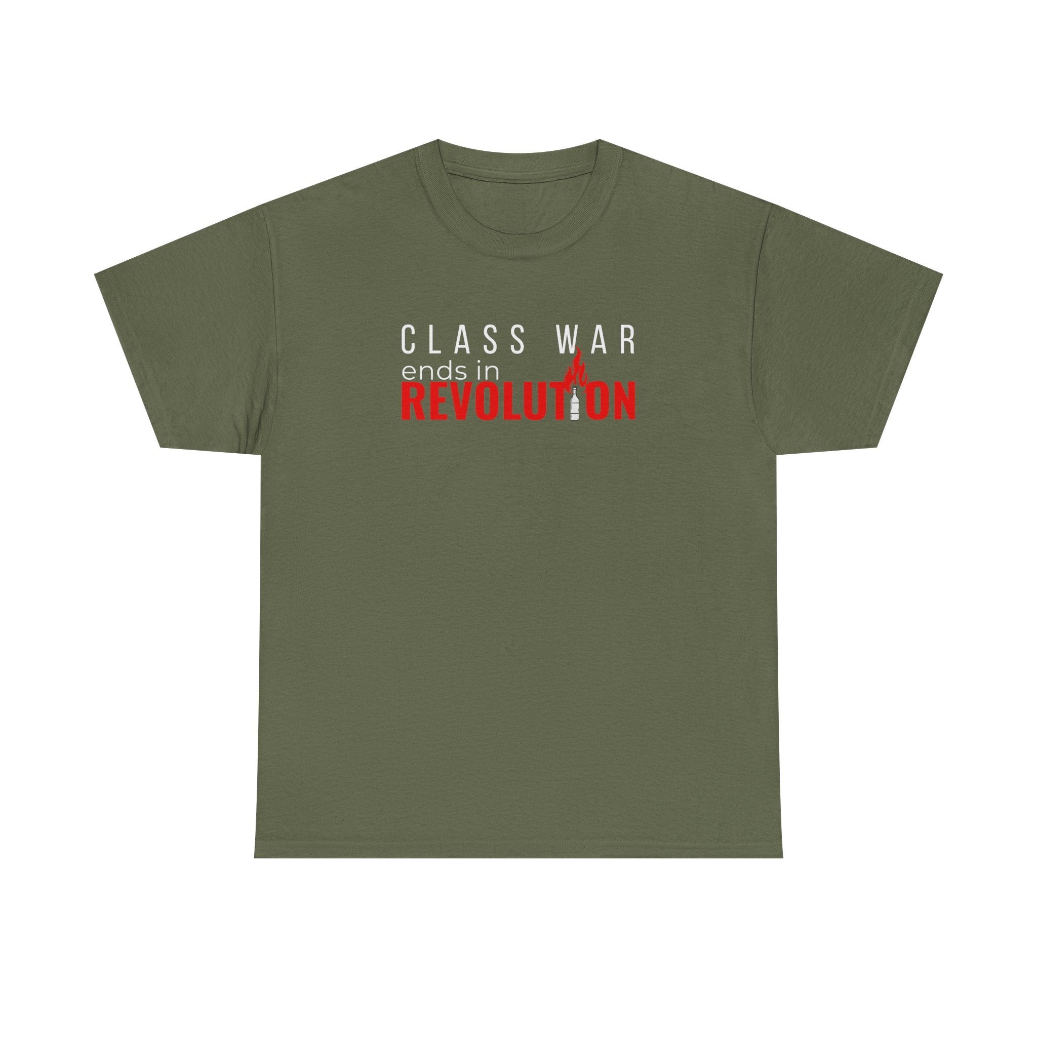 Class War Ends In Revolution Tee — Protest & Peace
