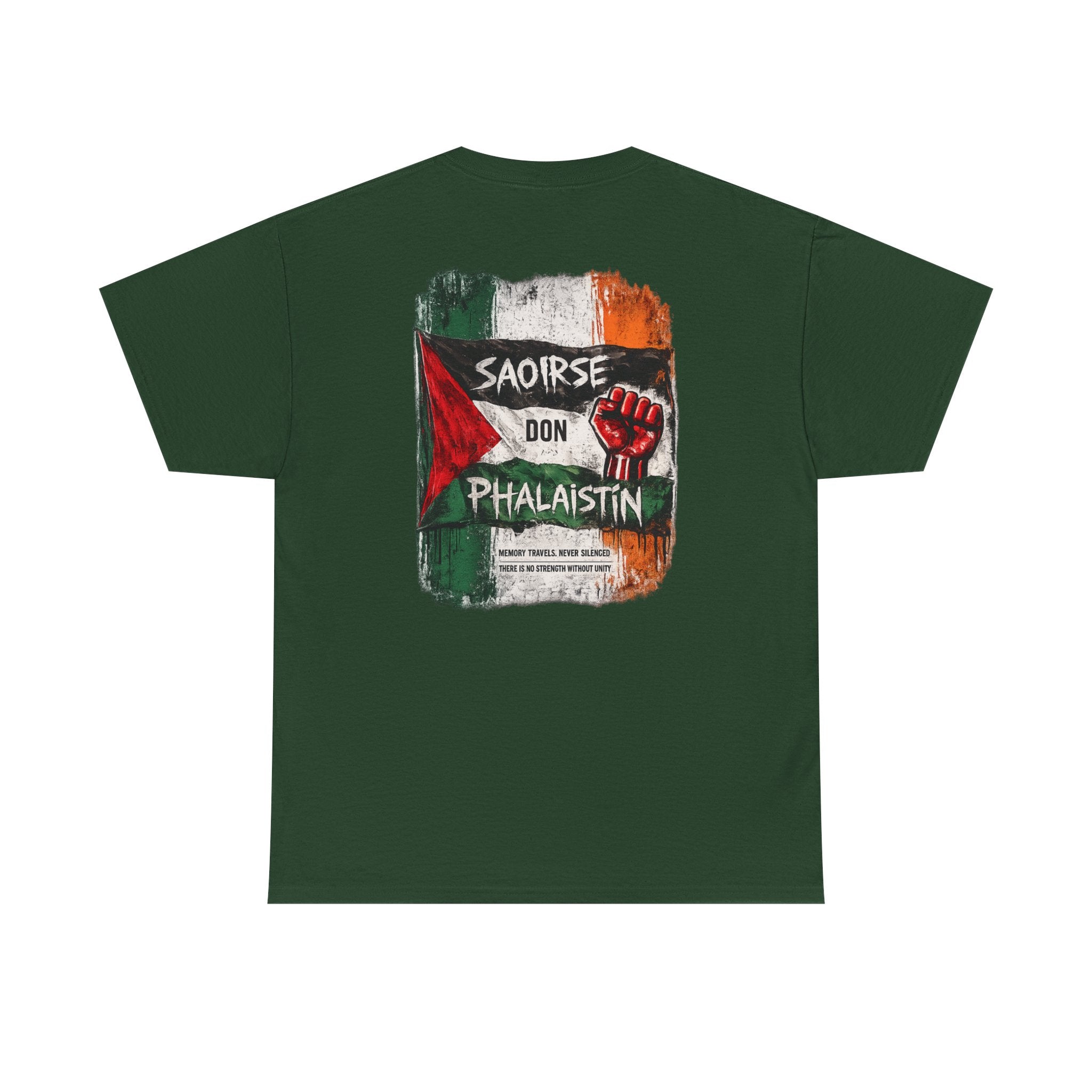 Saoirse Don Phalaistín - Irish Freedon For Palestine Tee — Protest & Peace