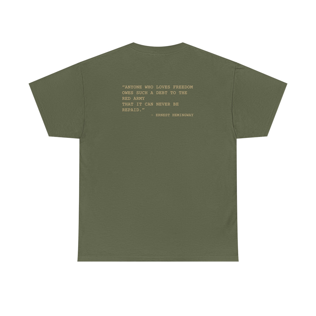 Victory Print with Ernest Hemingway Quote Tee - Quote Cult