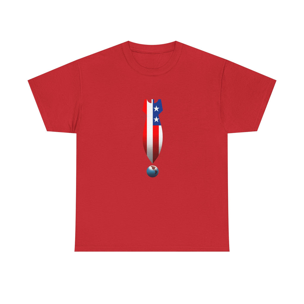 US Missile Over The Earth Tee - Protest & Peace