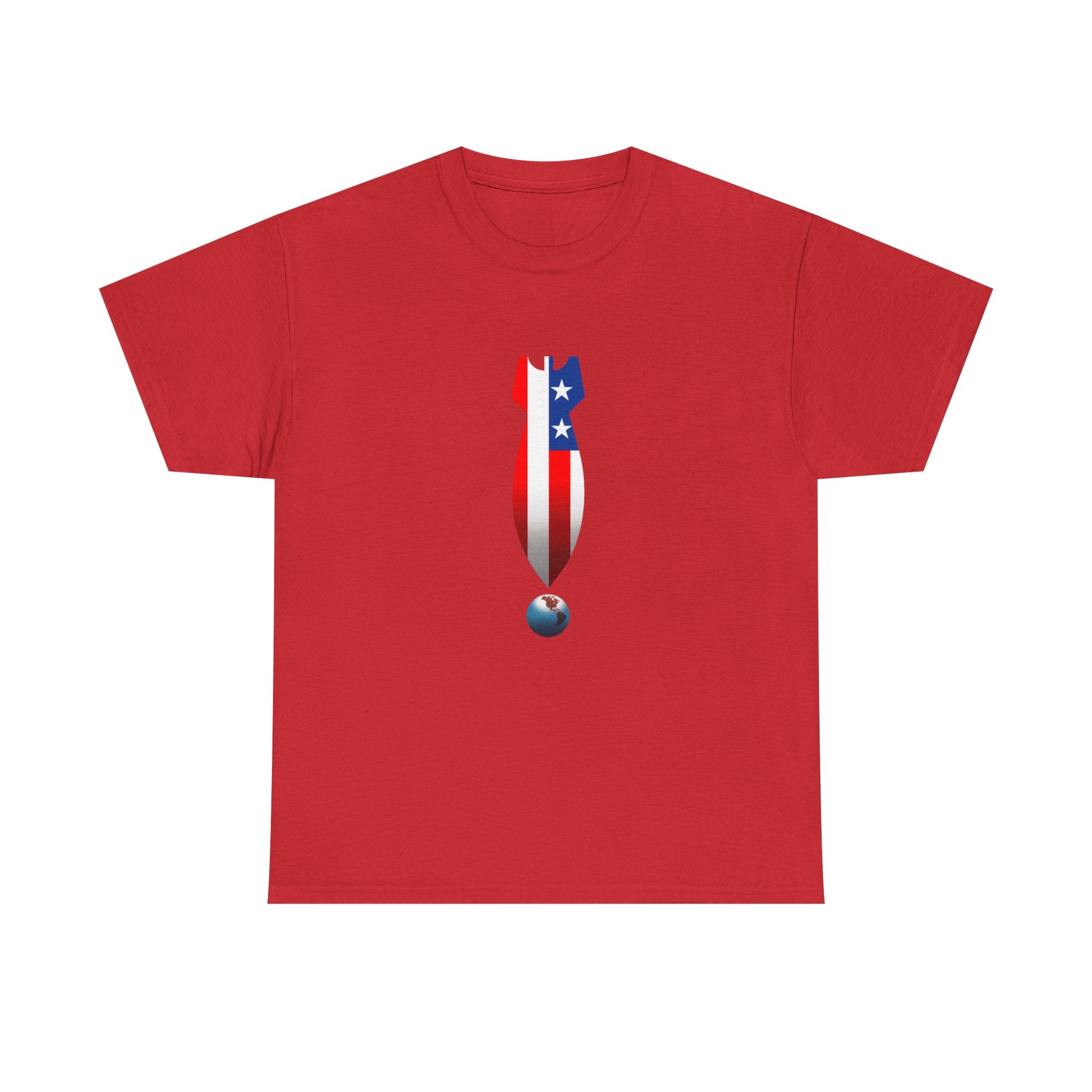 US Missile Over The Earth Tee - Protest & Peace