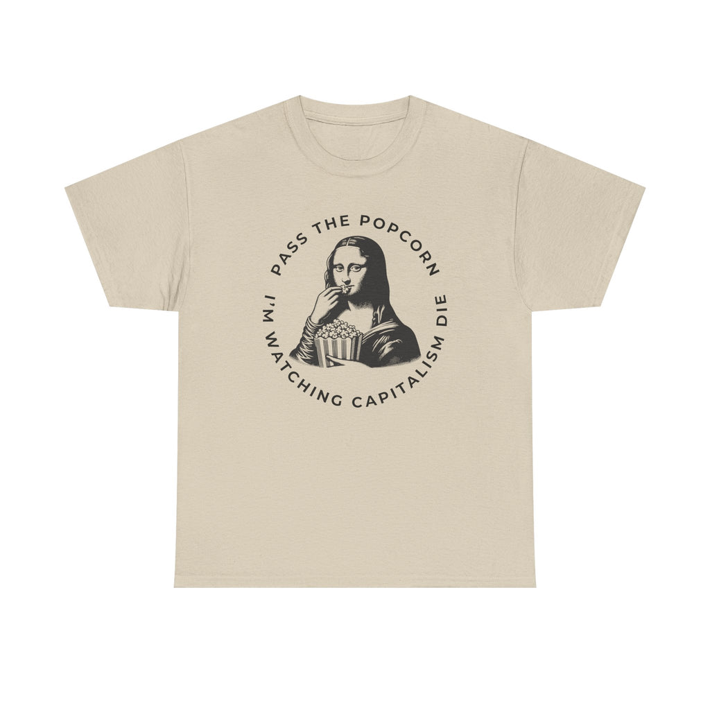 Mona Lisa Pass Me The Popcorn Tee – Sass & Sarcasm