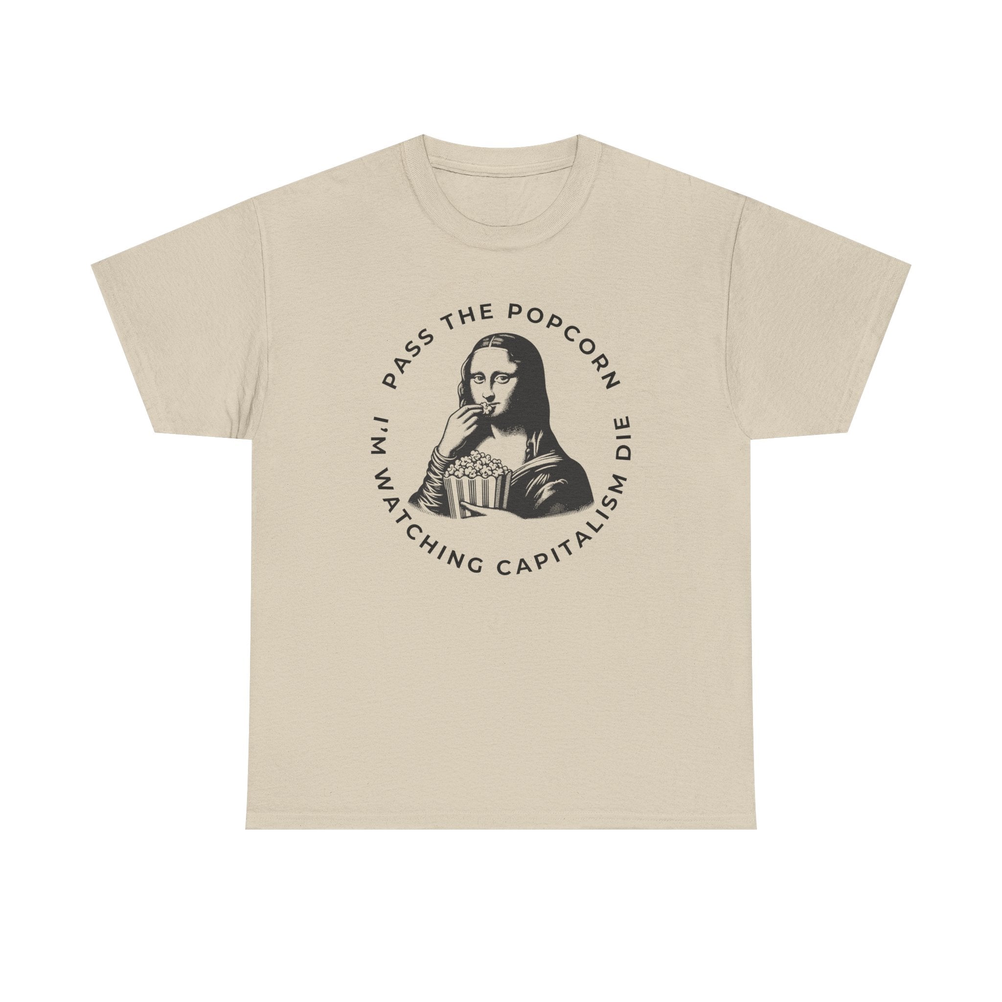 Mona Lisa Pass Me The Popcorn Tee – Sass & Sarcasm