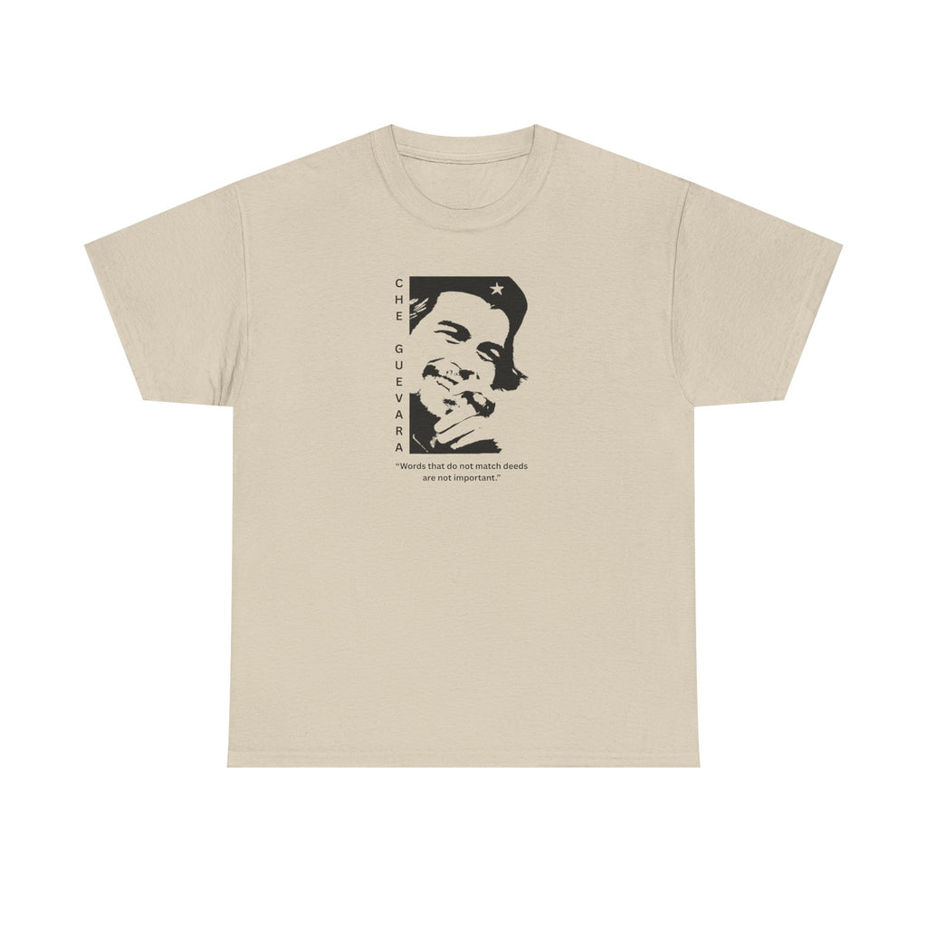 Che Guevara 'Words Without Deeds Are Not Important' Tee — Quote Cult