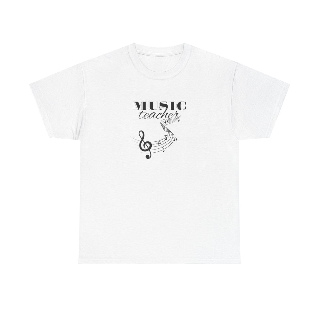 Music Teacher Treble Clef & Musical Notes Tee –  Work Wear