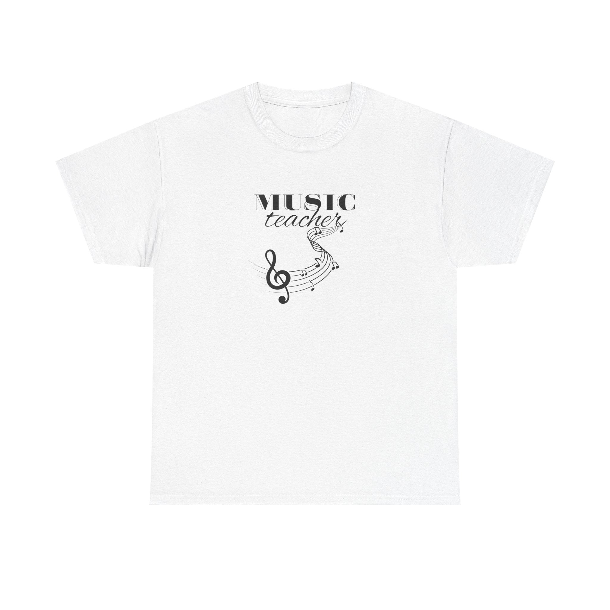 Music Teacher Treble Clef & Musical Notes Tee –  Work Wear