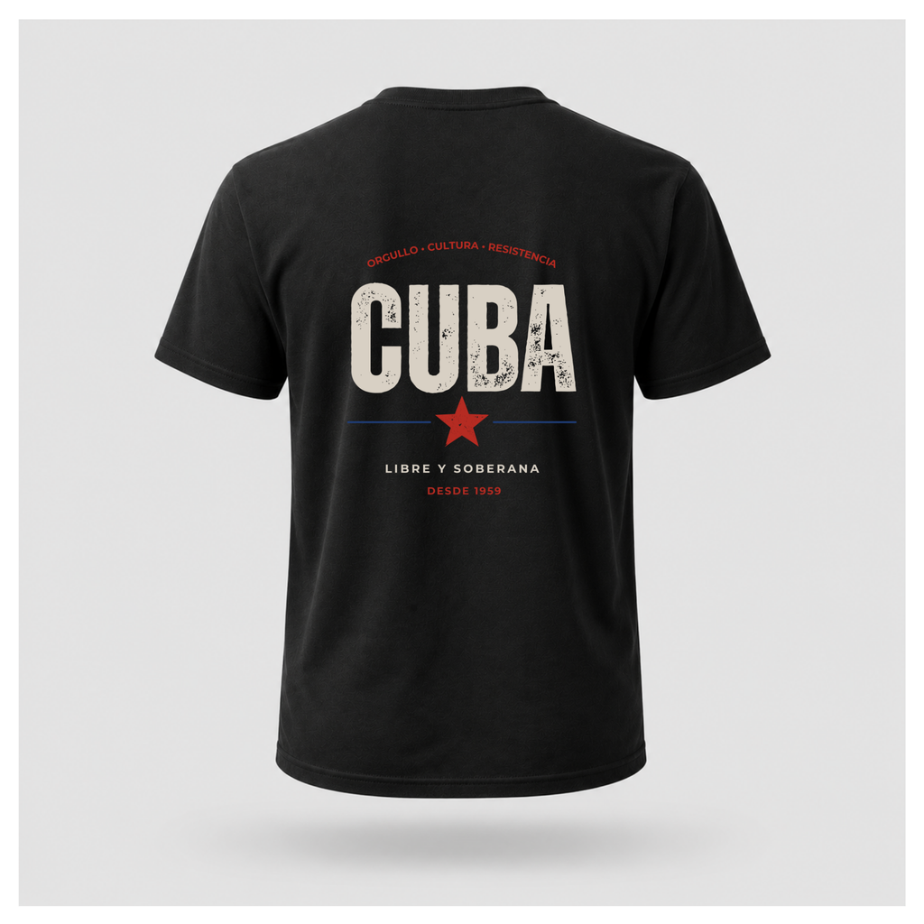 Cuba Map Tee – Politics & Power | Culture Cult