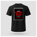 Eat the Rich Easy Recipes Book Tee (Back Print) — Protest & Peace