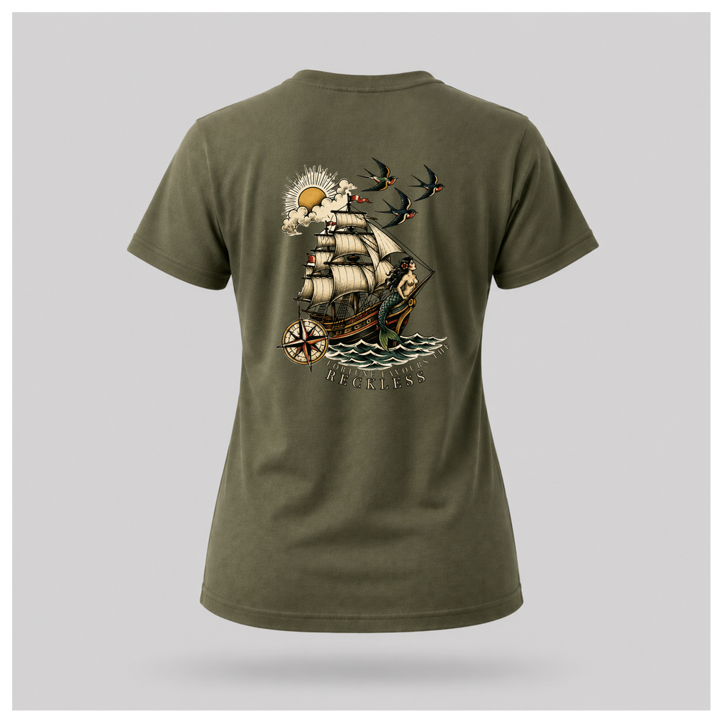 Fortune Favours The Reckless Tee - Very Vintage | Culture Cult