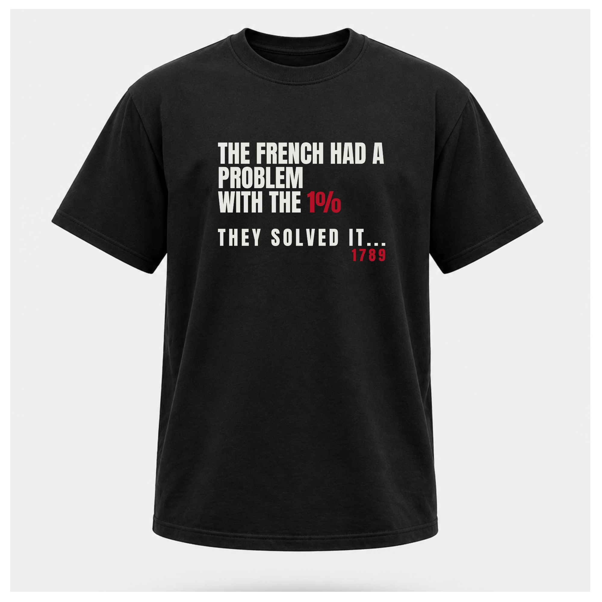 The French Solved The 1% Problem Tee — Sass & Sarcasm | Politics & Power