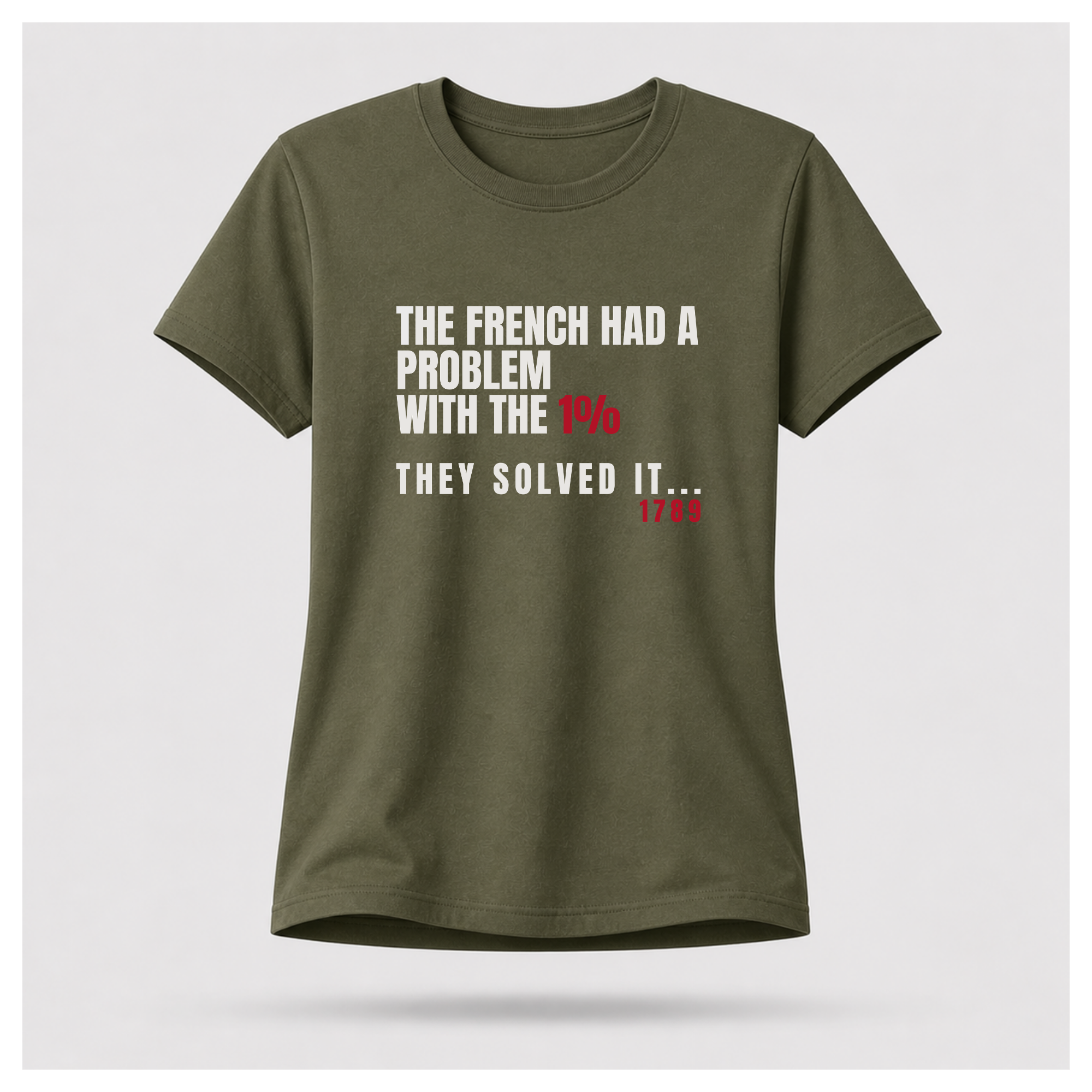 The French Solved The 1% Problem Tee — Sass & Sarcasm | Politics & Power