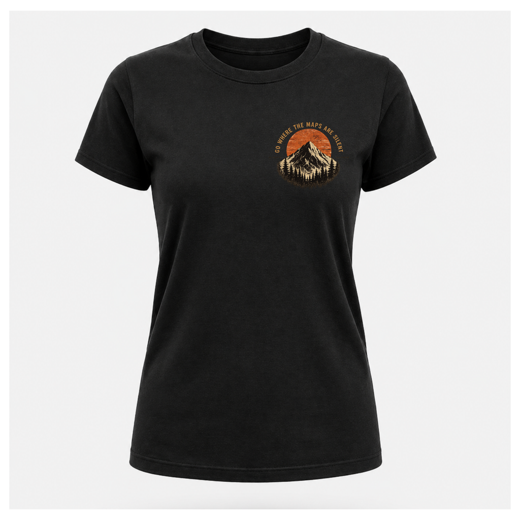 Go Where The Map Is Silent Tee — Out of Hours
