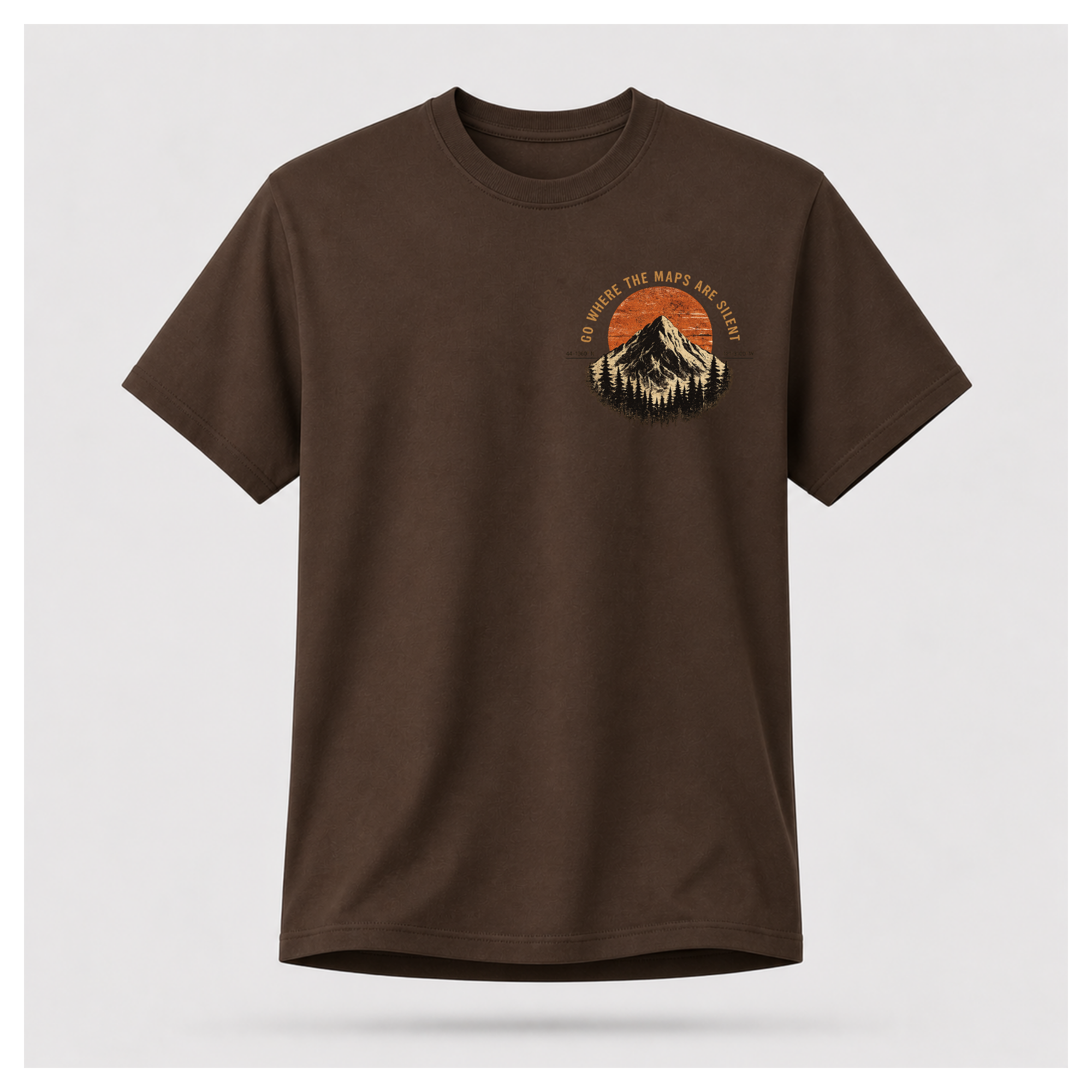 Go Where The Map Is Silent Tee — Out of Hours