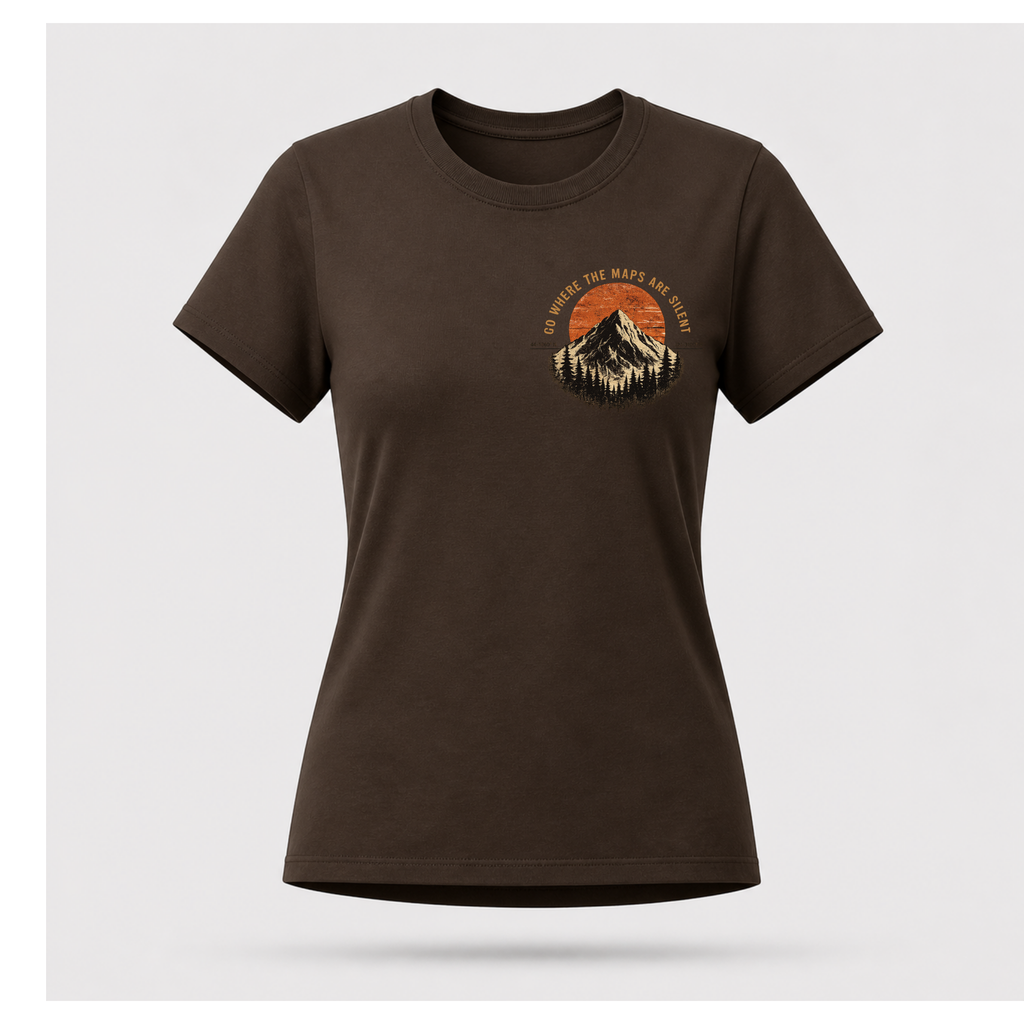 Go Where The Map Is Silent Tee — Out of Hours