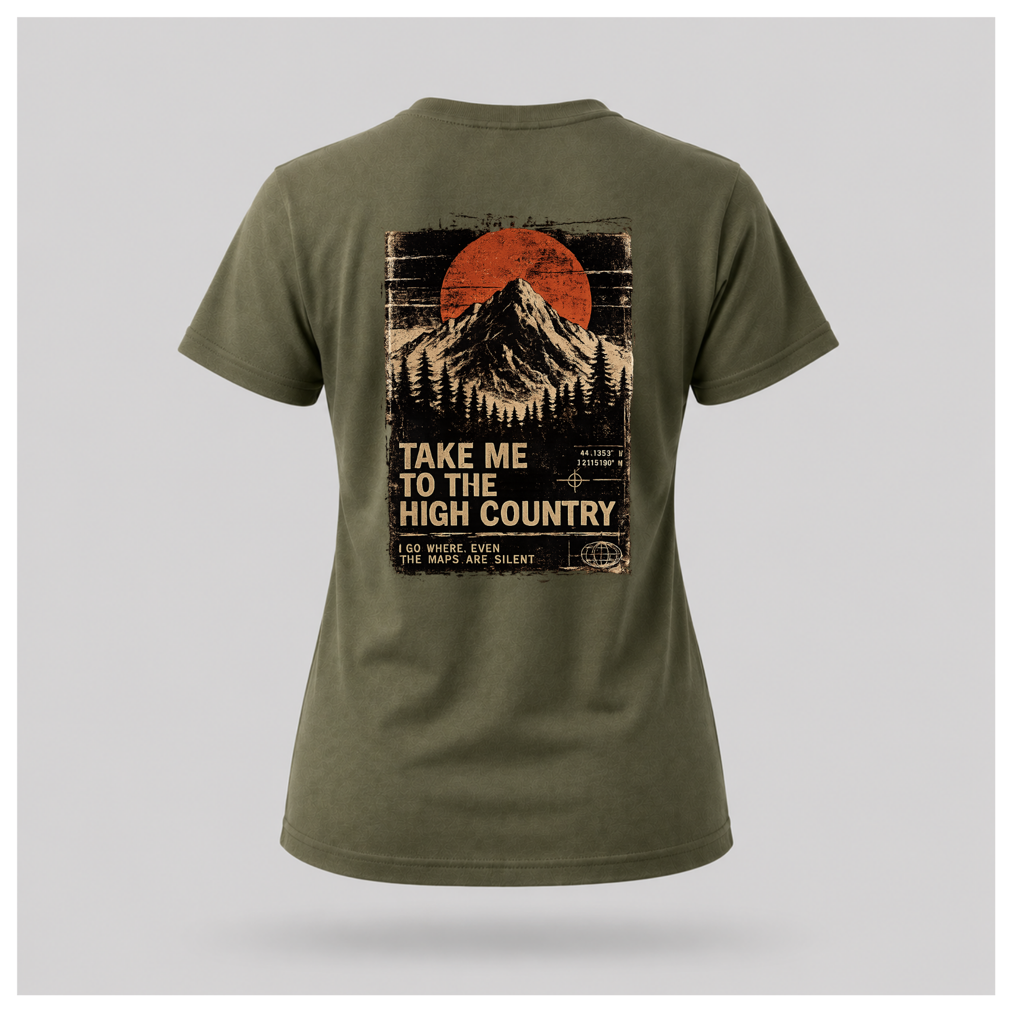 Go Where The Map Is Silent Tee — Out of Hours