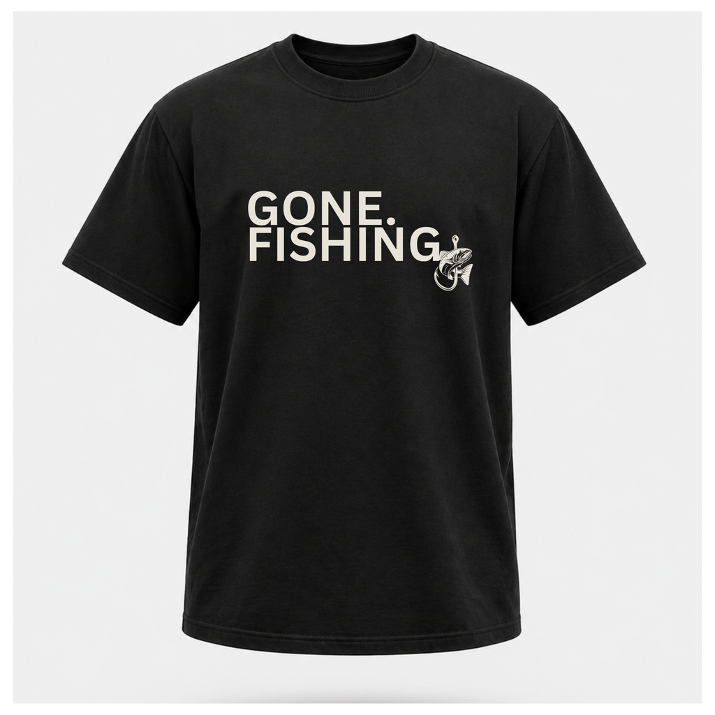 Gone Fishing Hooked Tee — Out Of Hours Wear