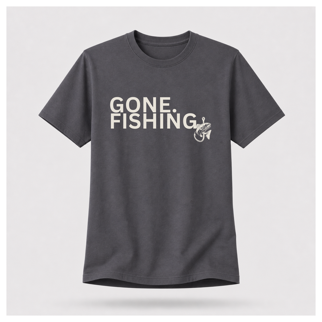 Gone Fishing Hooked Tee — Out Of Hours Wear