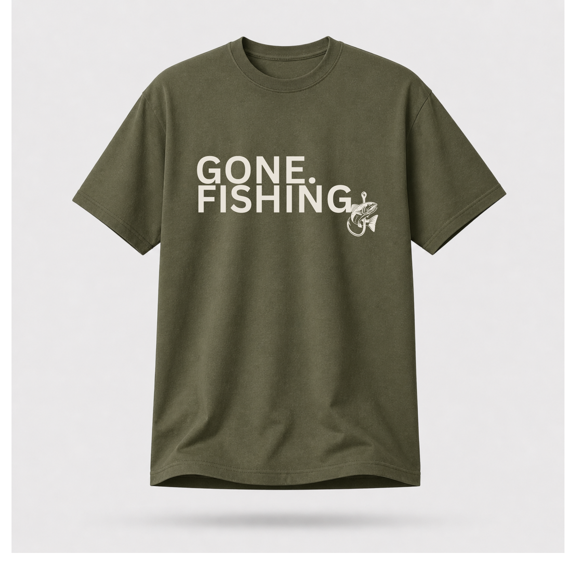 Gone Fishing Hooked Tee — Out Of Hours Wear