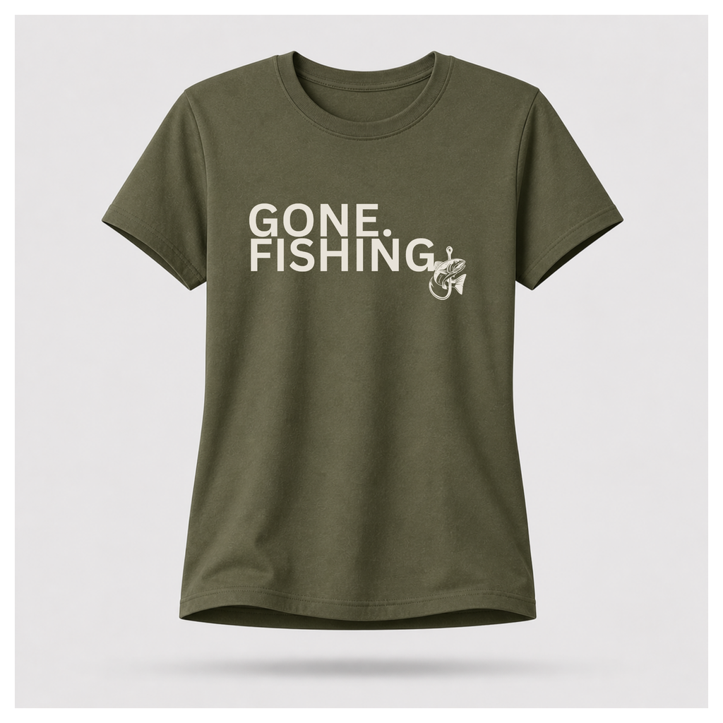 Gone Fishing Hooked Tee — Out Of Hours Wear