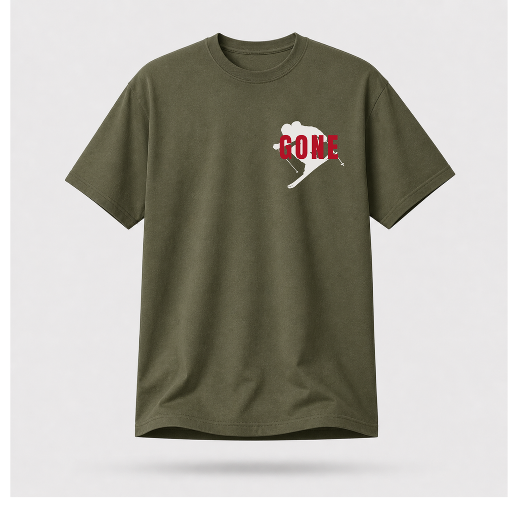 Gone Skiing Tee - Out Of Hours