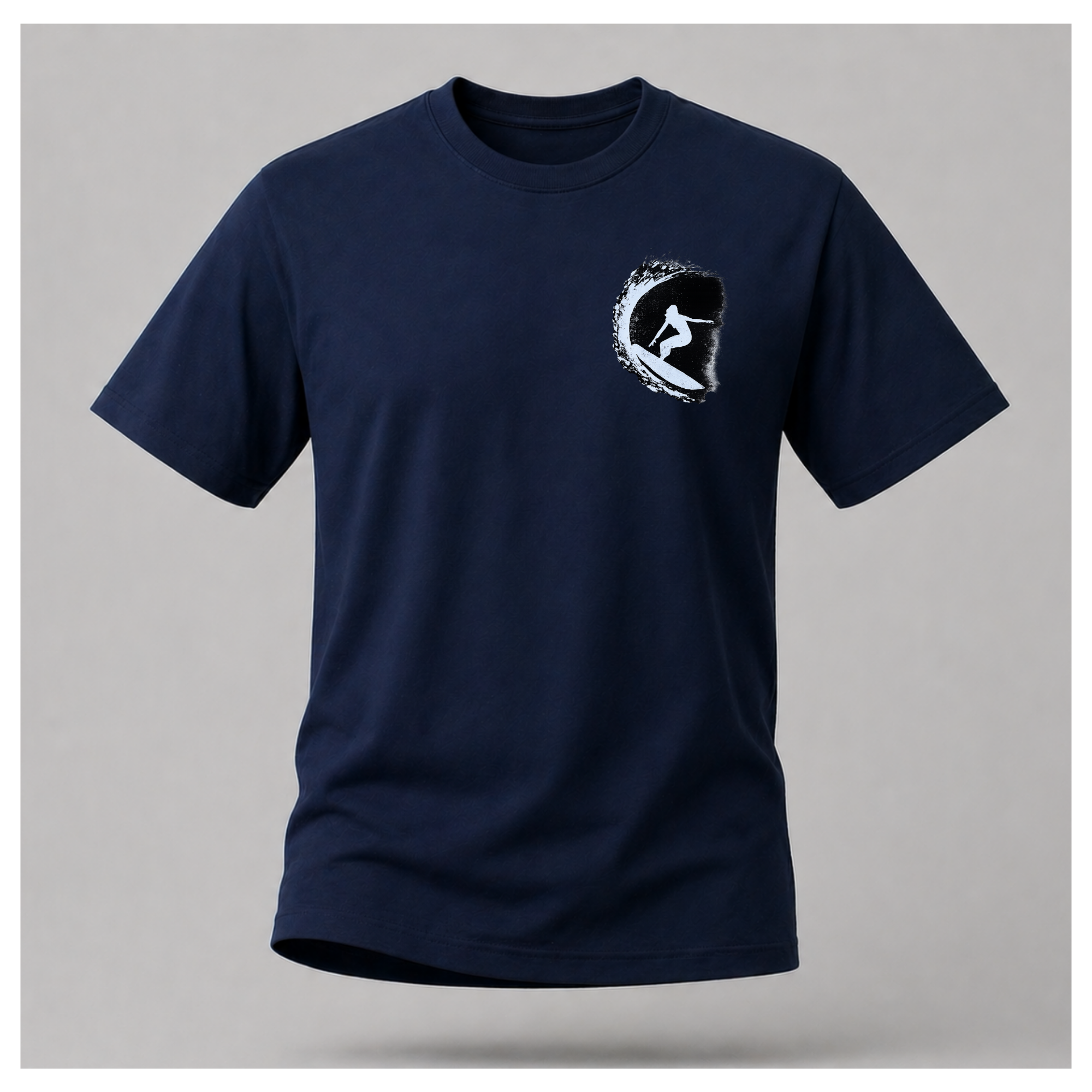 Gone Surfing (blue design) Tee — Out of Hours