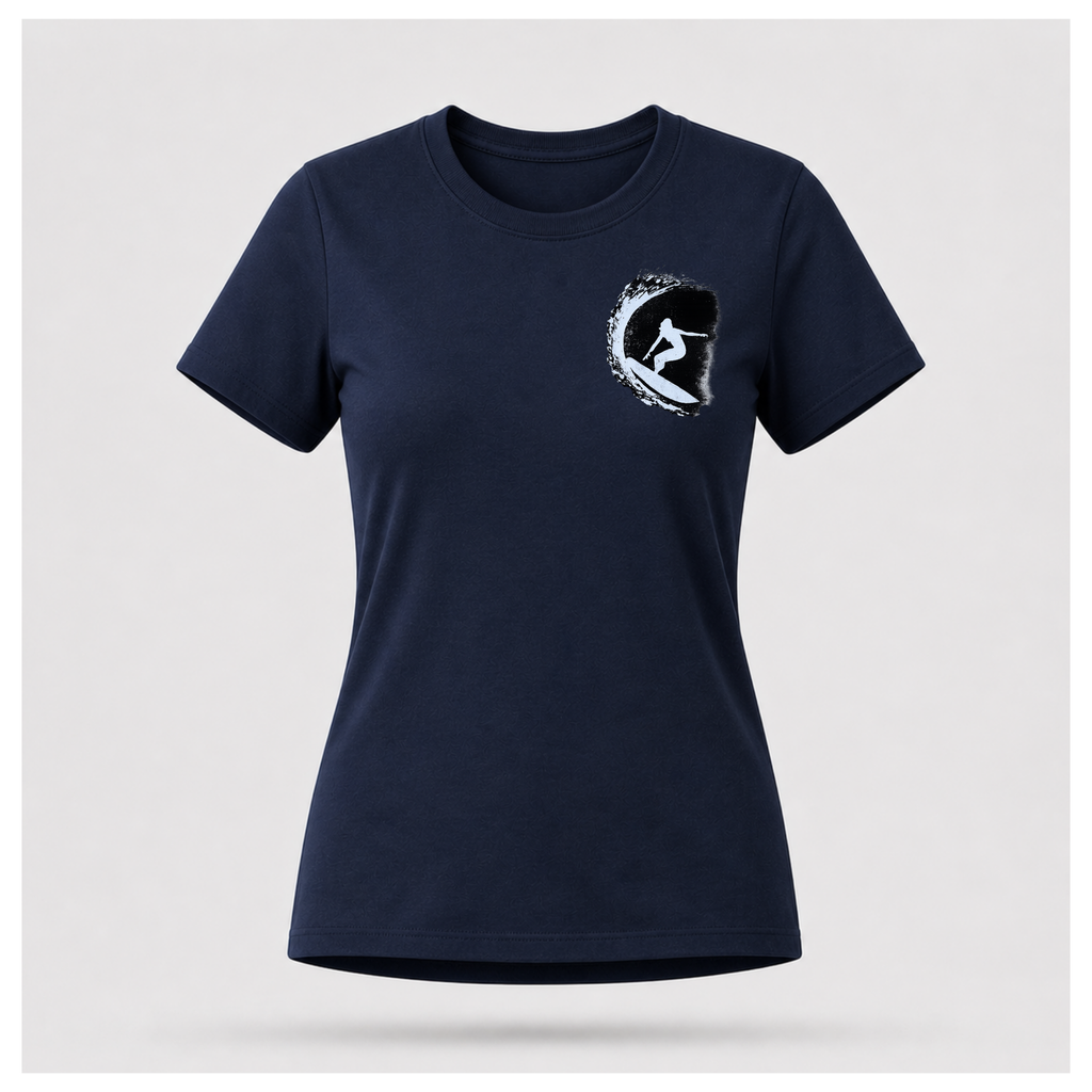 Gone Surfing (blue design) Tee — Out of Hours