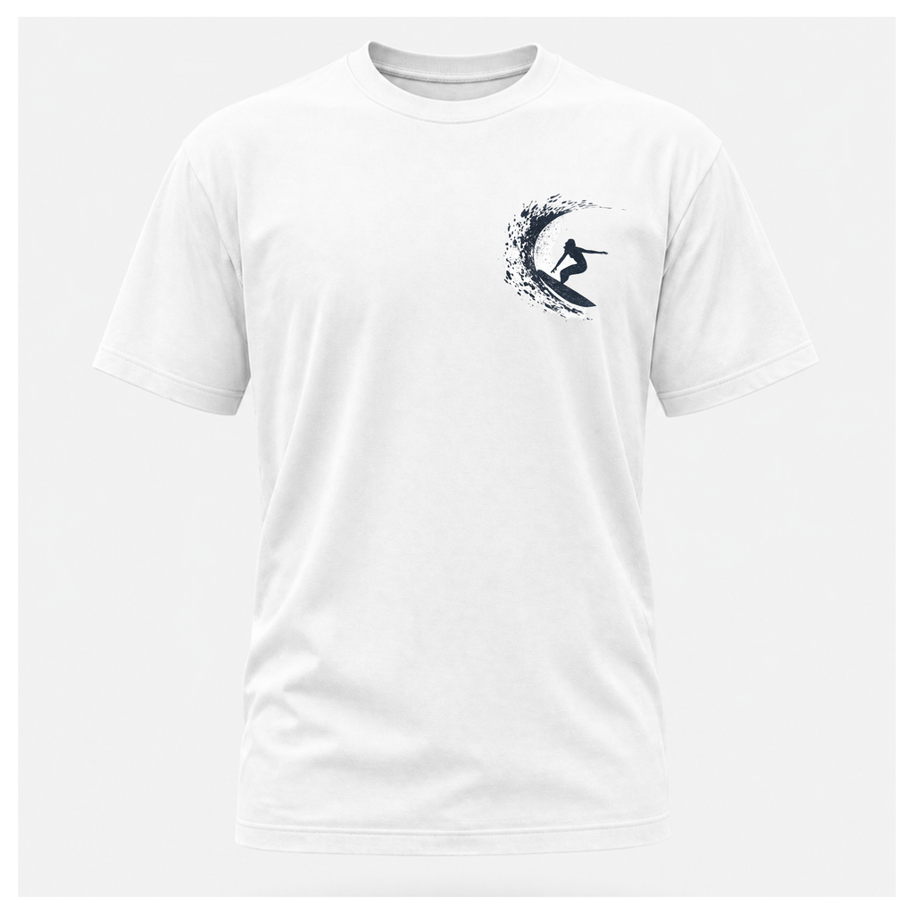 Gone Surfing (black design) Tee — Out of Hours