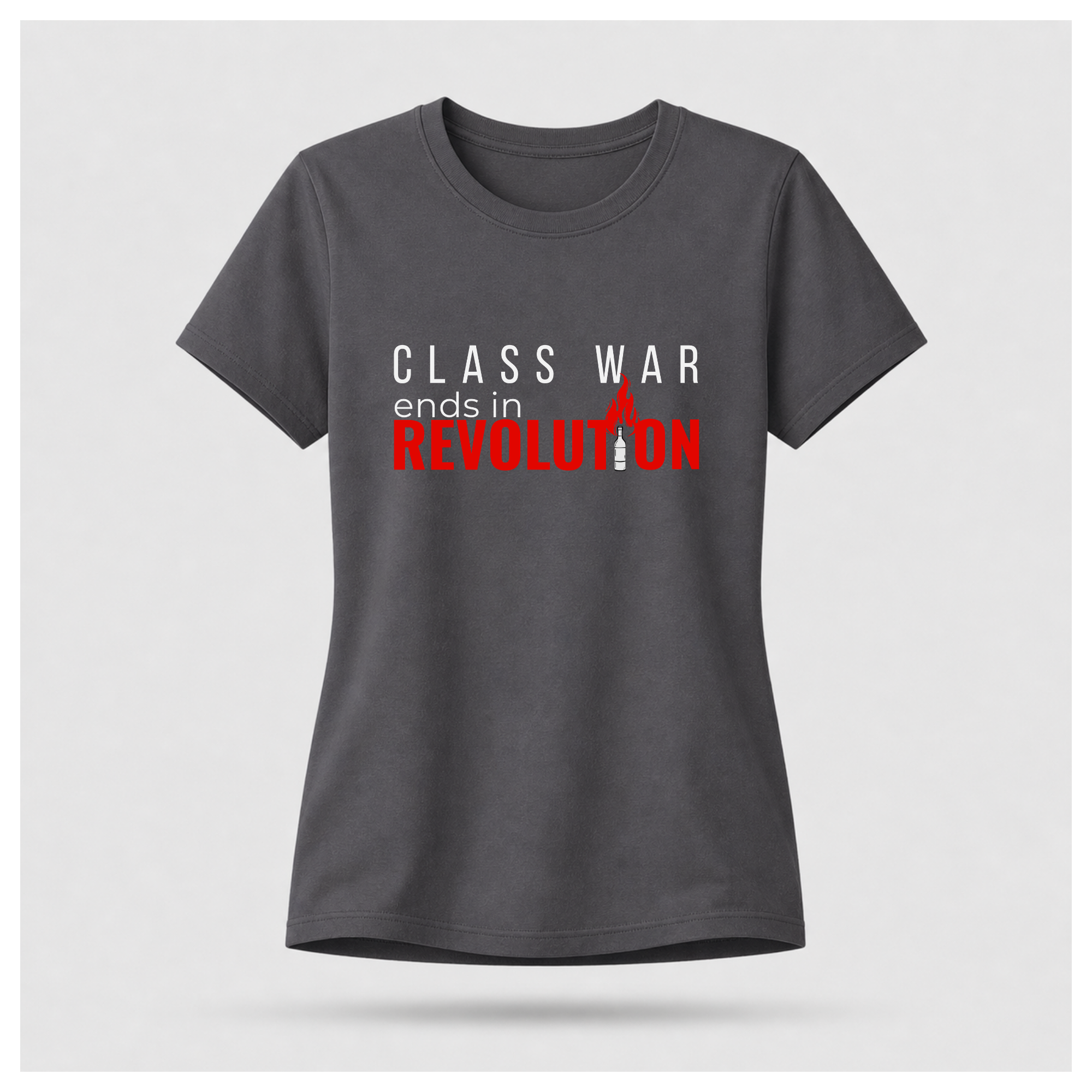 Class War Ends In Revolution Tee — Protest & Peace