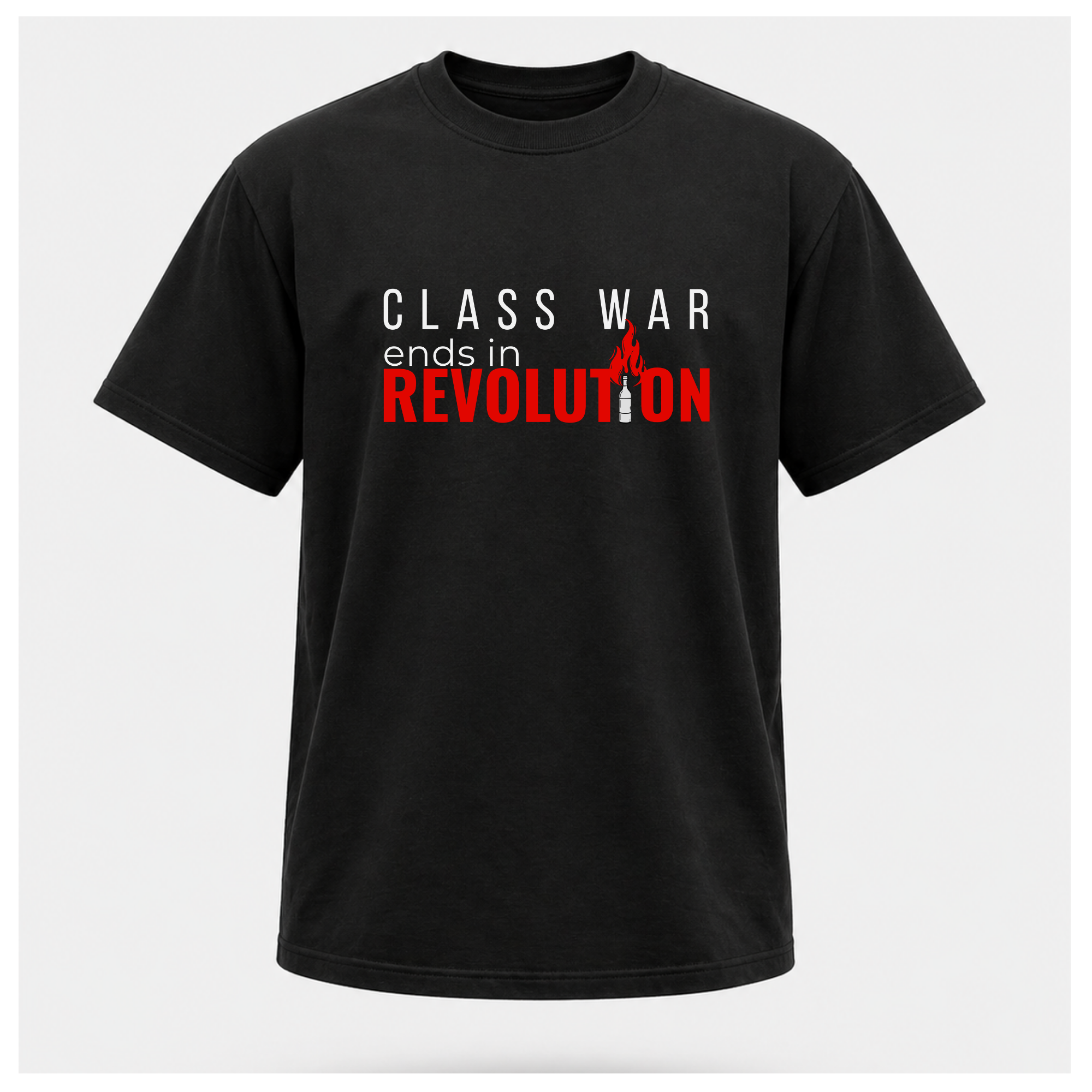 Class War Ends In Revolution Tee — Protest & Peace