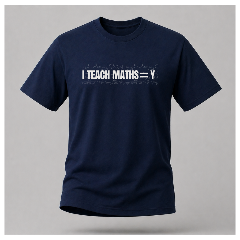 I Teach Maths = Y Tee — Work Wear | Sass & Sarcasm