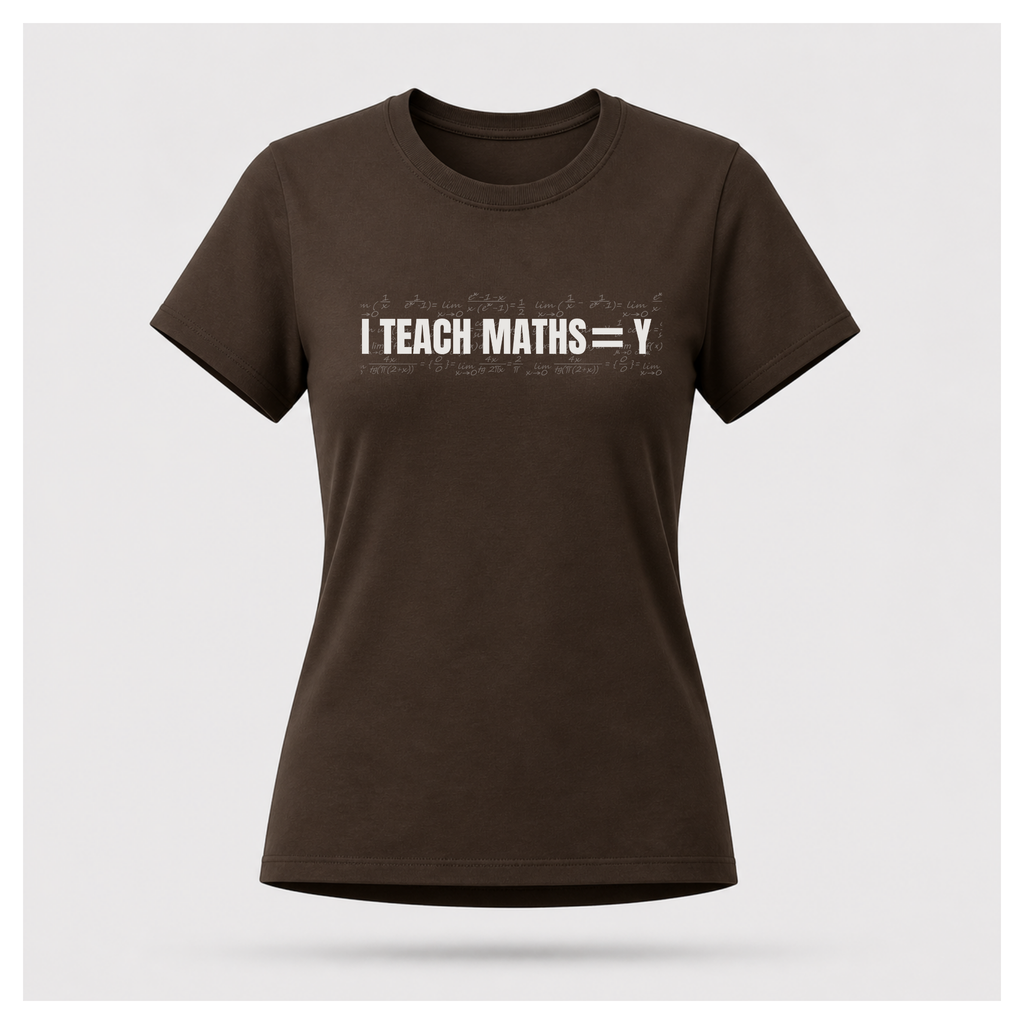 I Teach Maths = Y Tee — Work Wear | Sass & Sarcasm