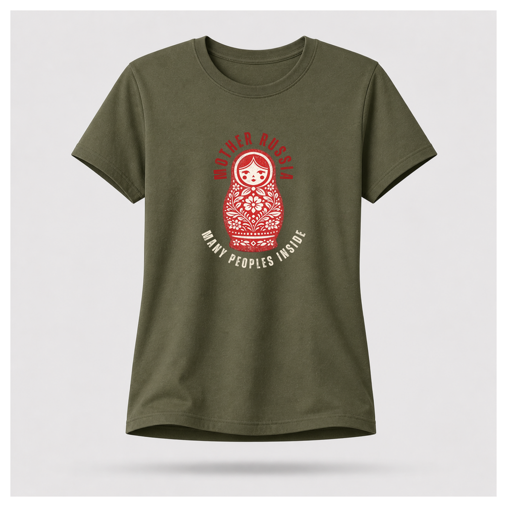 Matryoshka many peoples inside Tee — Culture Cult