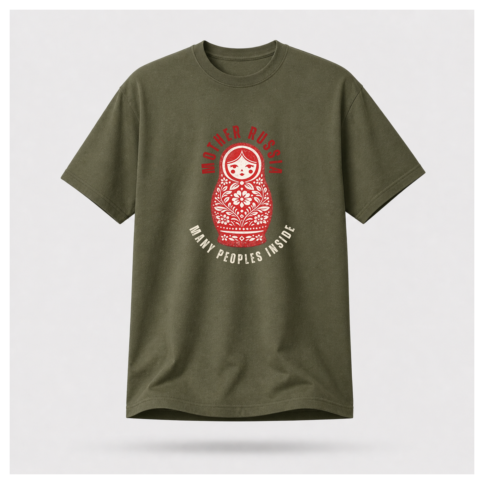 Matryoshka many peoples inside Tee — Culture Cult