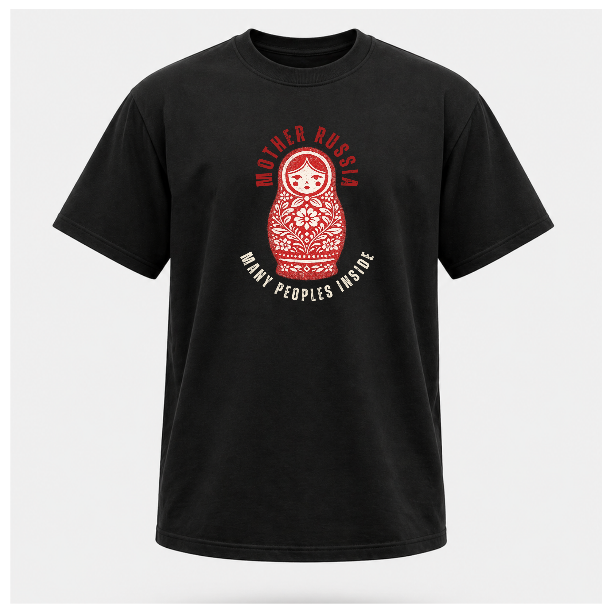 Matryoshka many peoples inside Tee — Culture Cult