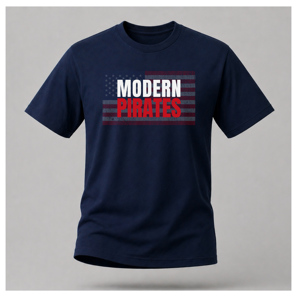 USA Modern Pirates Tee — Politics & Power