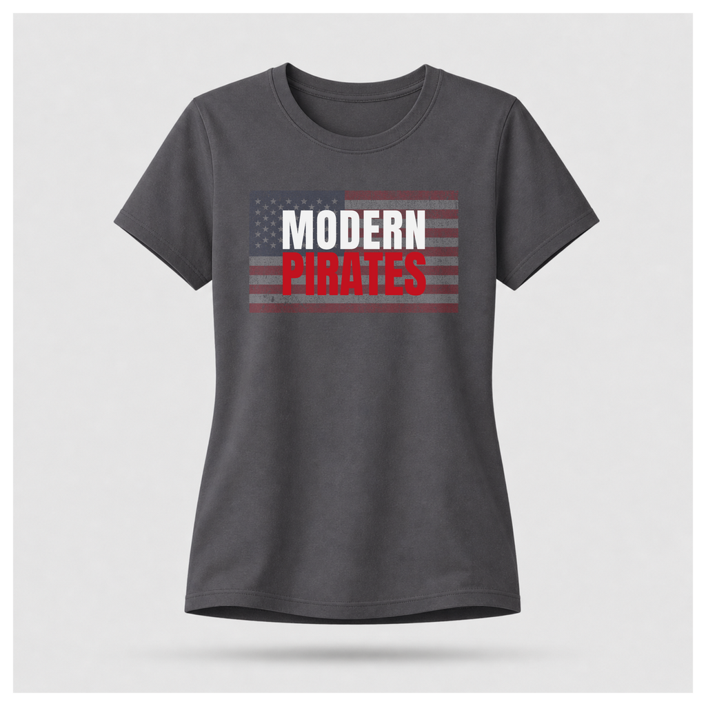 USA Modern Pirates Tee — Politics & Power