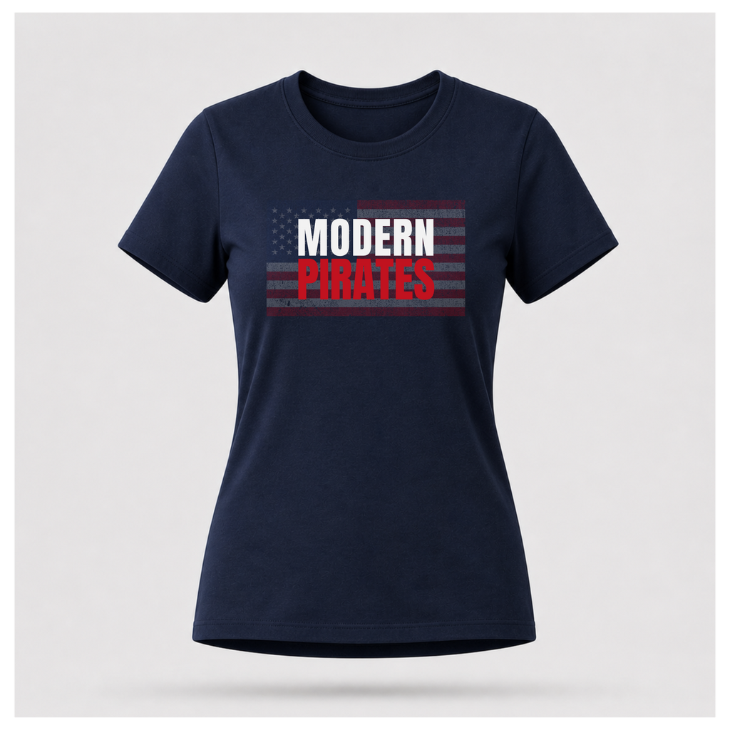 USA Modern Pirates Tee — Politics & Power