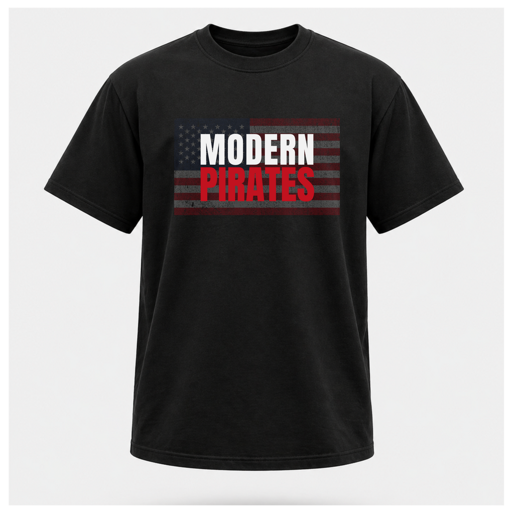USA Modern Pirates Tee — Politics & Power