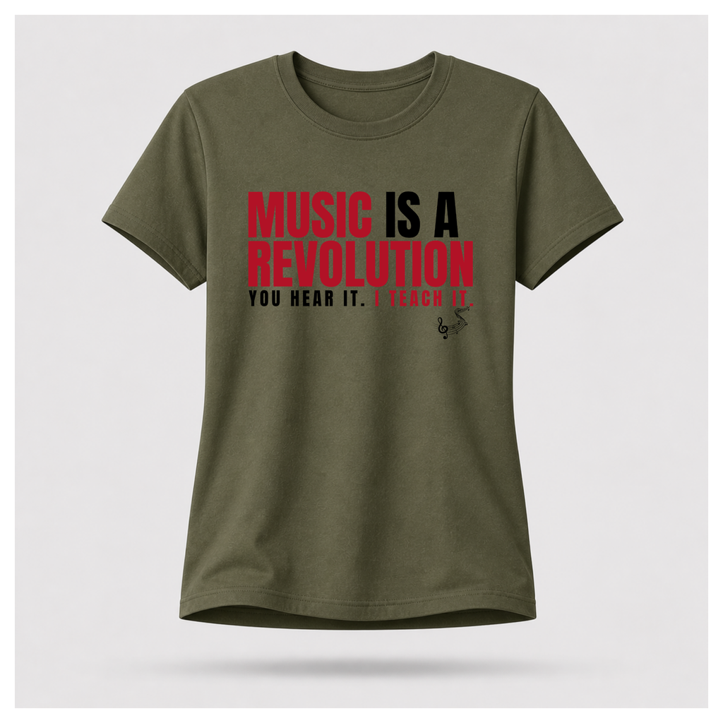 Music Is a Revolution Tee — Work Wear