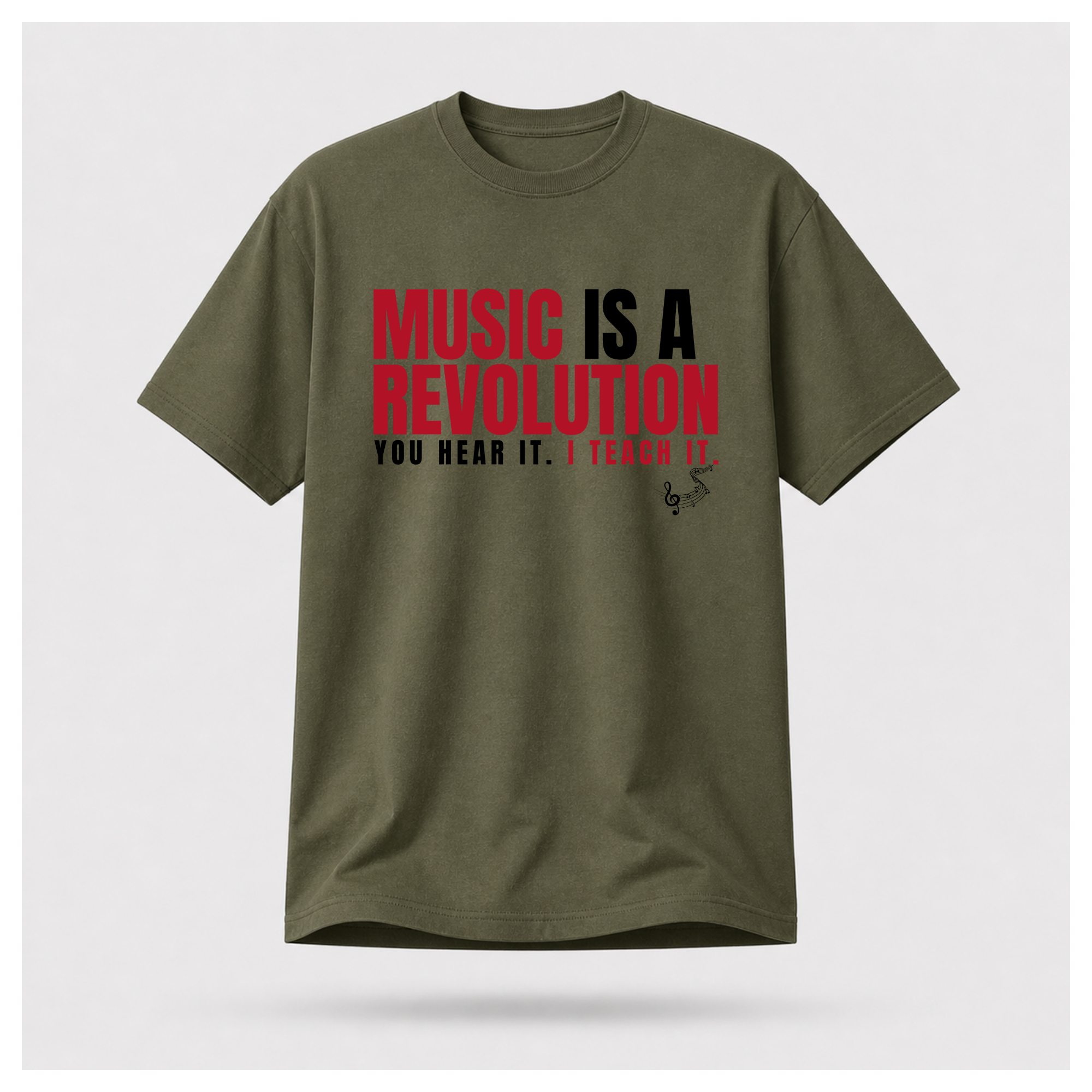 Music Is a Revolution Tee — Work Wear
