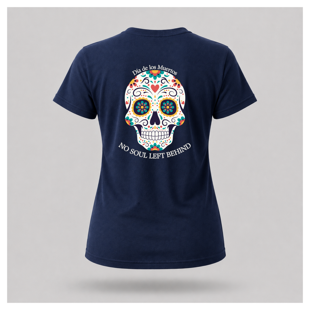 No Soul Left Behind Día de los Muertos Calavera Tee - Culture Cult