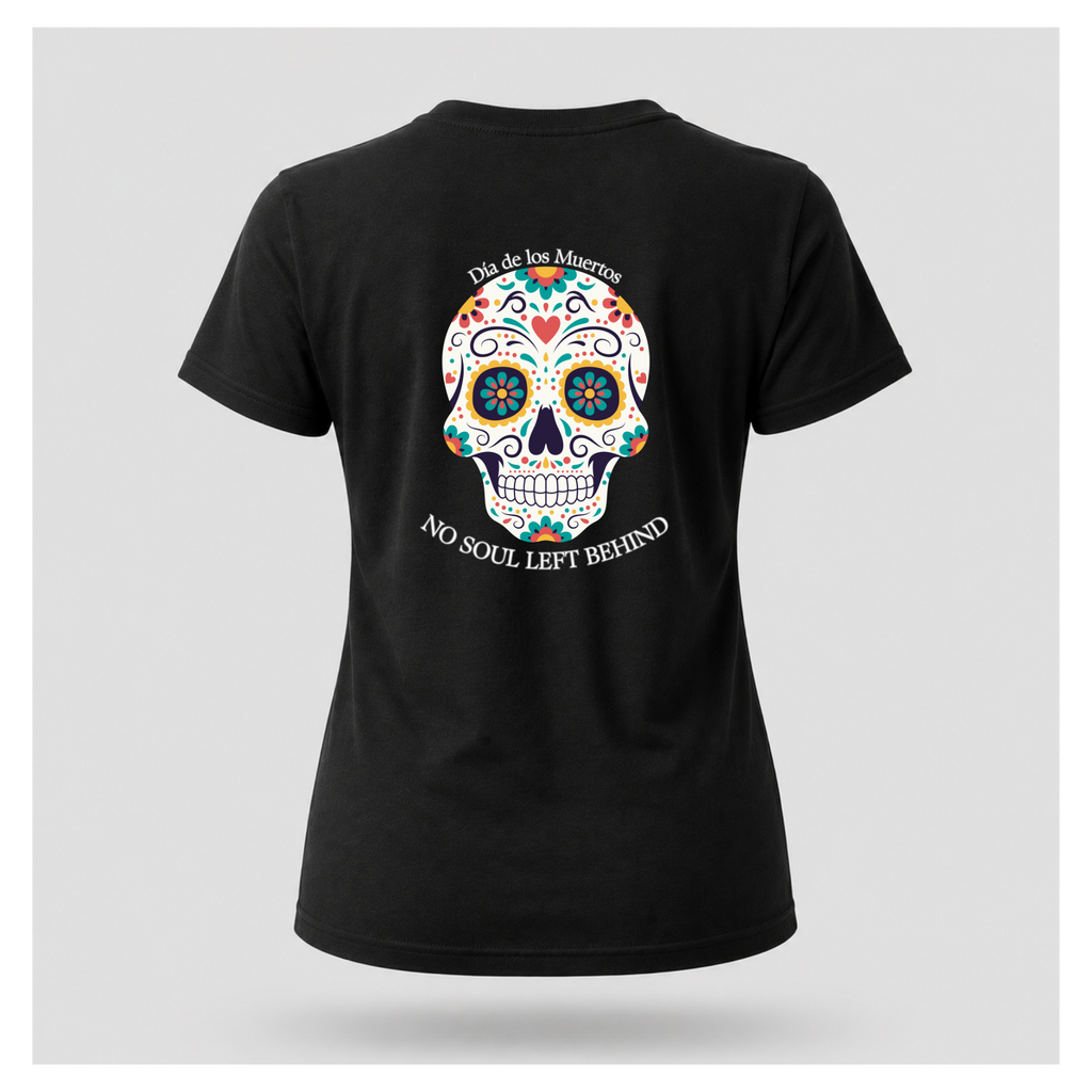 No Soul Left Behind Día de los Muertos Calavera Tee - Culture Cult