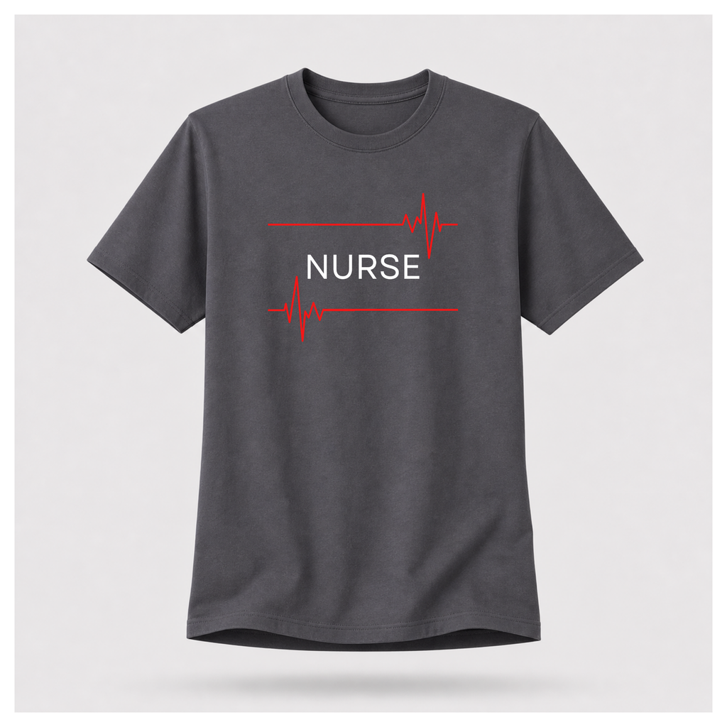 Nurse ECG Tee — Work Wear