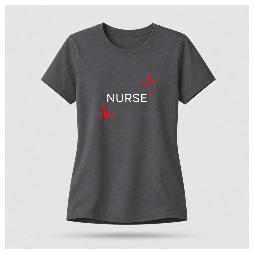 Nurse ECG Tee — Work Wear
