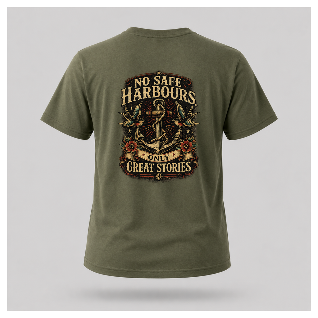 No Safe Harbours Tee - Very Vintage | Culture Cult