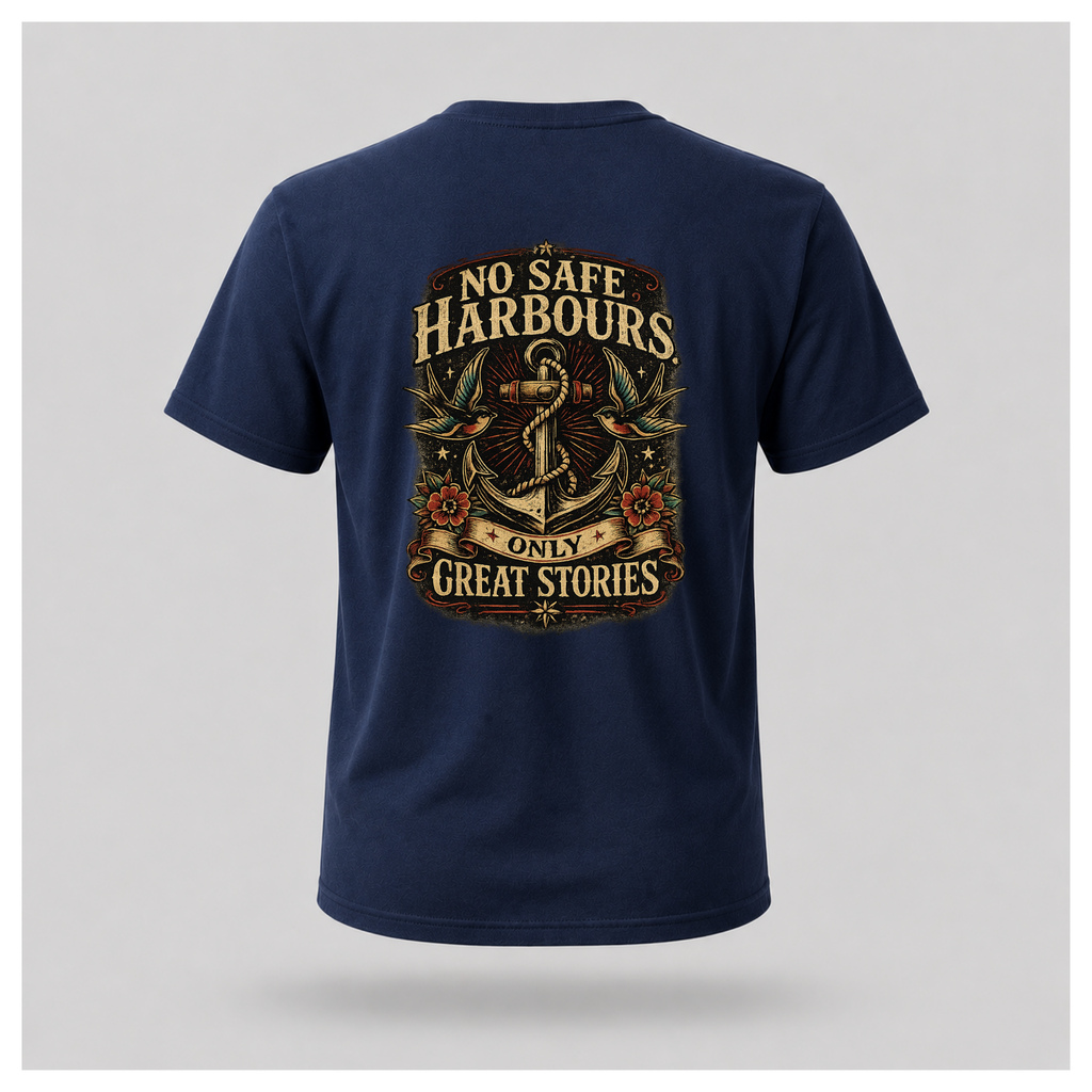 No Safe Harbours Tee - Very Vintage | Culture Cult