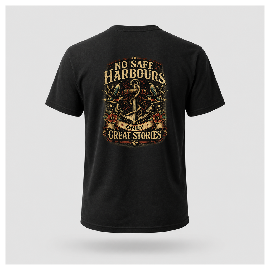 No Safe Harbours Tee - Very Vintage | Culture Cult