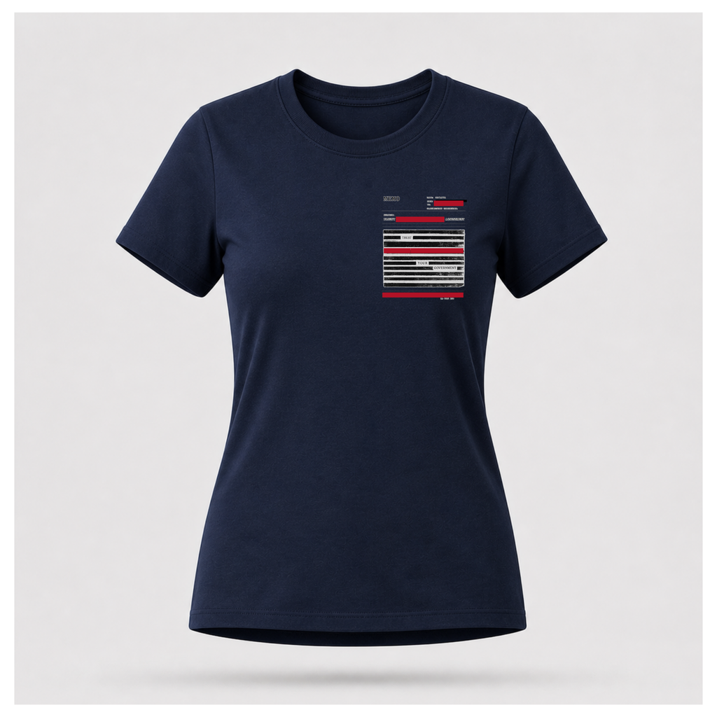 Read Between The Redactions Tee — Politics & Power